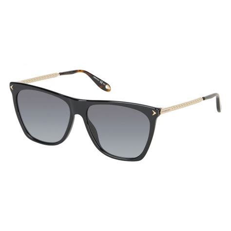 givenchy sunglasses black and gold|Givenchy large modern sunglasses.